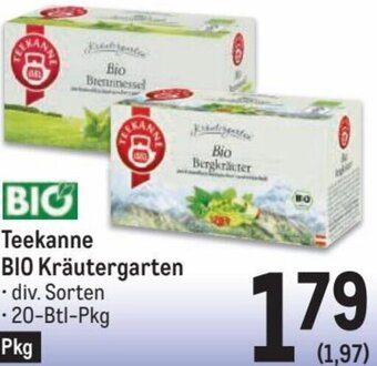 Metro Teekanne Bio Krautergarten Angebot