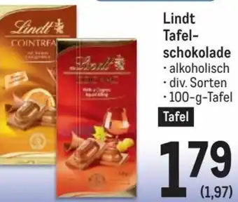 Metro Lindt Tafel-Schokolade 100 g Angebot