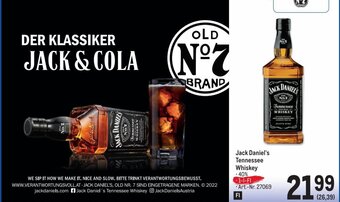 Metro Jack Daniel's Tennessee Whiskey 1 l Angebot