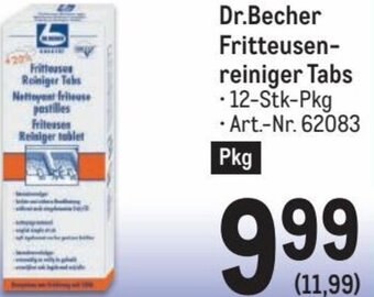 Metro Dr. Becher Fritteusenreiniger Tabs Angebot