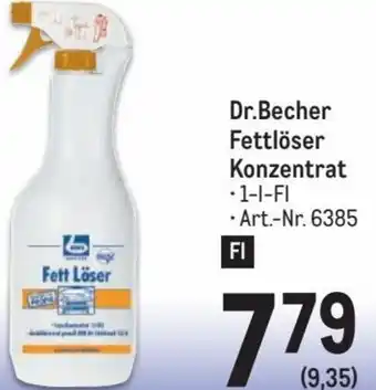 Metro Dr. Becher Fettlöser 1L Angebot