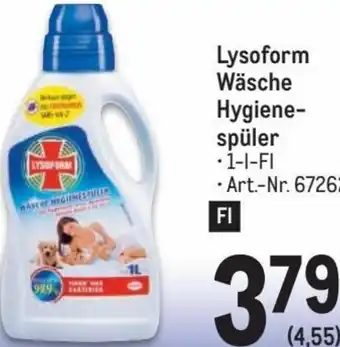 Metro Lysoform Wäsche Hygiene-spüler 1 L Angebot