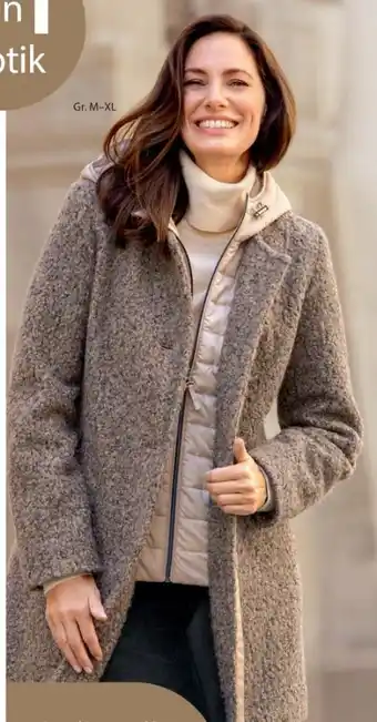 NKD Damen boucle-mantel Angebot