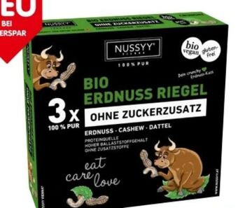 Interspar Bio erdnuss riegel crunchy Angebot