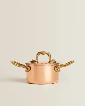 ZARA HOME Kleiner topf aus kupfer und messing Angebot