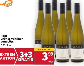 Billa Rabl Grüner Veltliner vom Löss 0,75 Liter Angebot