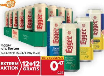 Billa Egger 0,5 Liter Angebot