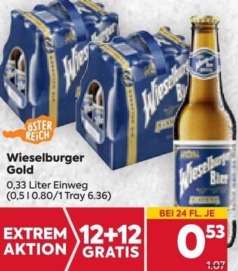 Billa Wieselburger Gold 0,33 liter Angebot