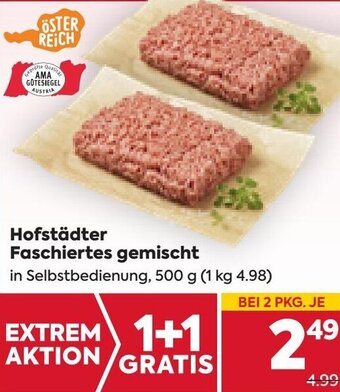 Billa Hofstädter Faschiertes gemischt 500 g Angebot