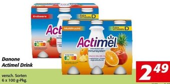 Nah&Frisch Danone Actimel Drink 6 x 100 g Angebot