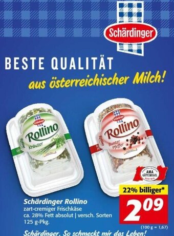 Nah&Frisch Schärdinger Rollino 125 g Angebot
