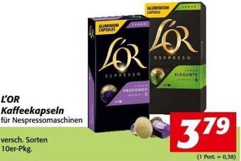 Nah&Frisch L'Or Kaffeekapseln Angebot