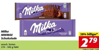 Nah&Frisch Milka MMMax Schokolade 270-300 g Angebot