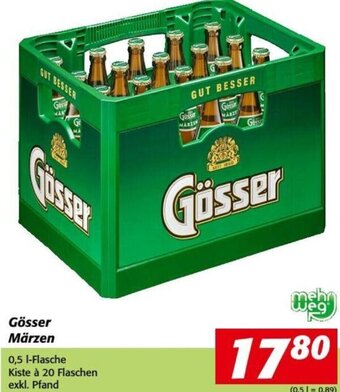 Nah&Frisch Gösser Märzen 0,5l Angebot