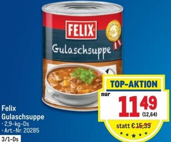 Metro Felix Gulaschsuppe Angebot