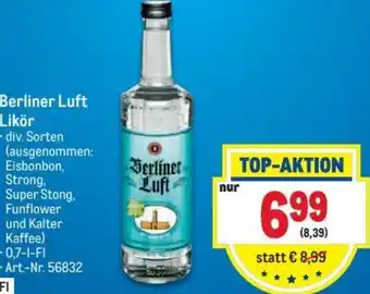 Metro Berliner Luft Likör Angebot