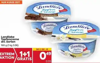 Billa Landliebe Topfencreme 160 g Angebot