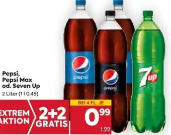 Billa Pepsi, Pepsi Max od. Seven Up Angebot