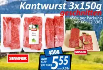 Wurstico Kantwurst 3 x 150 g Angebot