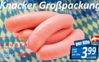 Wurstico Knacker Großpackung per kilo Angebot
