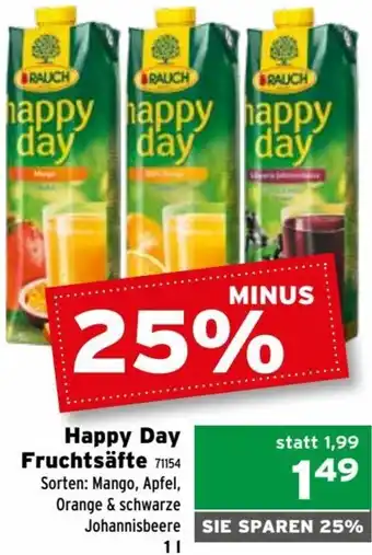 Happy Day Fruchtsäfte 1 l