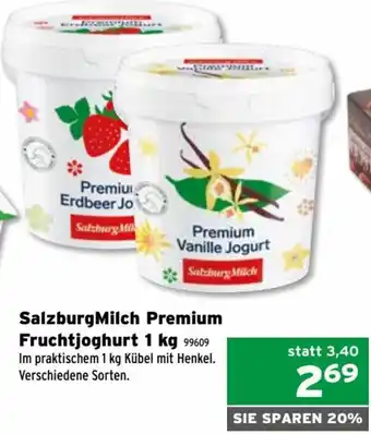Salzburger Lagerhaus SalzburgMilch Premium Fruchtjoghurt 1 kg Angebot
