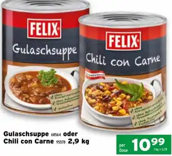 Salzburger Lagerhaus Gulaschsuppe oder Chili con Carne 2,9 kg Angebot