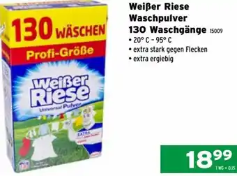Salzburger Lagerhaus Weißer Riese Waschpulver 130 Waschgänge Angebot