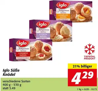 Strasser Markt Iglo Süße Knödel 400-530 g Angebot