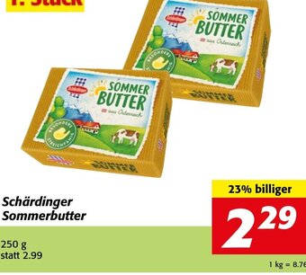 Strasser Markt Schärdinger Sommerbutter 250 g Angebot