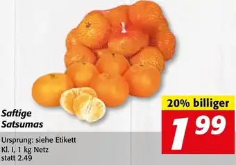 Strasser Markt Saftige Satsumas 1 kg Angebot