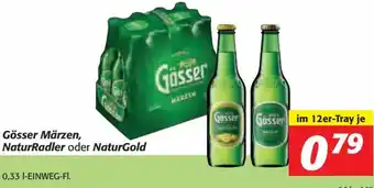 Nah&Frisch Gösser Märzen Naturradler Oder Naturgold 0,33 l Angebot
