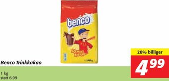 Nah&Frisch Benco Trinkkakao 1 kg Angebot