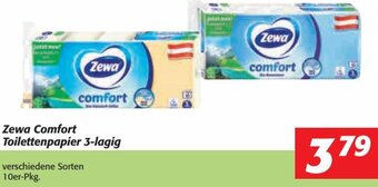 Nah&Frisch Zewa Comfort Toilettenpapier 3-lagig Angebot