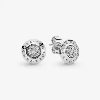 Pandora Funkelnder pandora logo ohrstecker Angebot