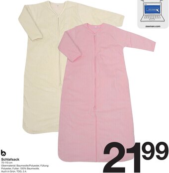 Zeeman Schlafsack 70-110 cm Angebot