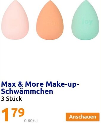 Action Max & More Make-up-Schwämmchen Angebot