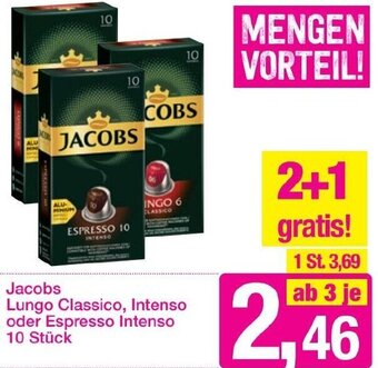 Sutterlüty Jacobs Lungo Classico, Intenso oder Espresso Intenso Angebot