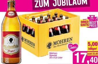 Sutterlüty Mohren Spezial 20 x 0,5 Liter Angebot