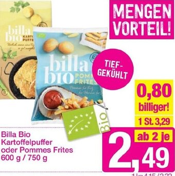 Sutterlüty Billa Bio Kartoffelpuffer oder Pommes Frites 600 g/ 750 g Angebot