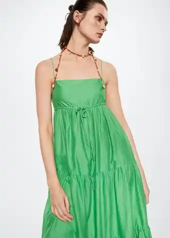 Mango Langes fließendes kleid Angebot