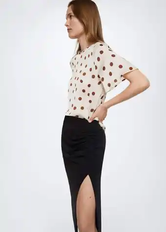 Mango Bluse mit punktemuster Angebot