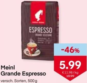 MPreis Meinl Grande Espresso 500 g Angebot