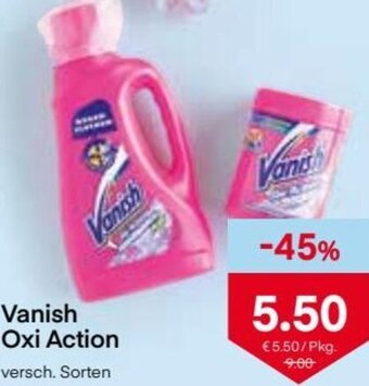 MPreis Vanish Oxi Action Angebot