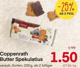 MPreis Coppenrath Butter Spekulatius 200 g Angebot