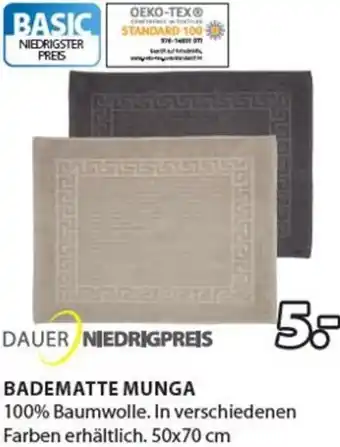 JYSK Badematte Munga 50 x 70 cm Angebot