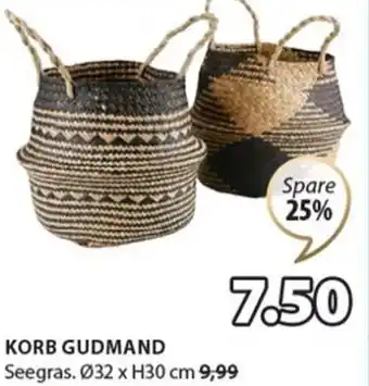 JYSK Korb Gudmand ø32 x H30 cm Angebot