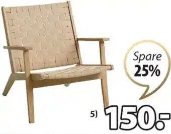 JYSK Sessel Vadehavet B70 x H75 x T75 cm Angebot