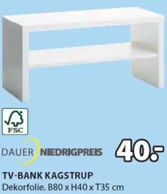 TV-Bank Kagstrup B80 x H40 x T35 cm