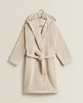 ZARA HOME Bademantel aus baumwolle mit kapuze Angebot